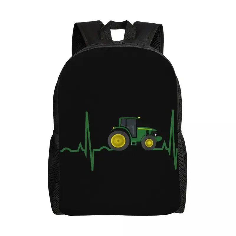 Women'S Fashion Sweatshirts - Tractor Heartbeat Laptop Backpack Women Men