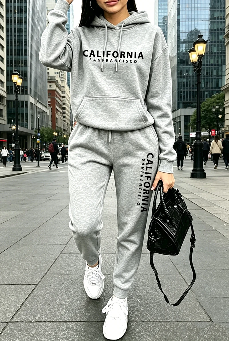 Women'S Fashion Sweatshirts - Quality Womens Tracksuit Printing Casual Hoodie