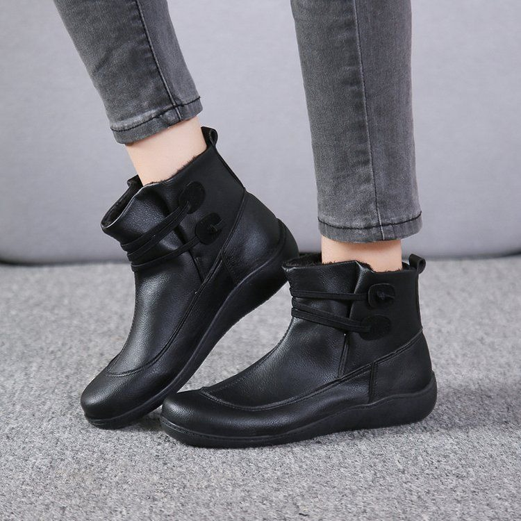 Women Vintage Round Toe PU Lea - огляд і ціна Women'S Fashion Riding Boots