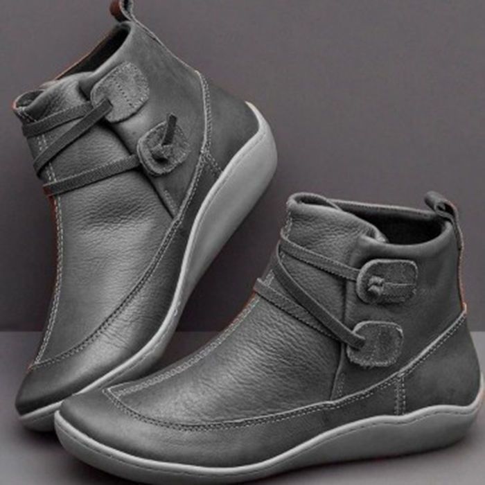 Women Vintage Round Toe PU Lea - огляд і ціна Women'S Fashion Riding Boots