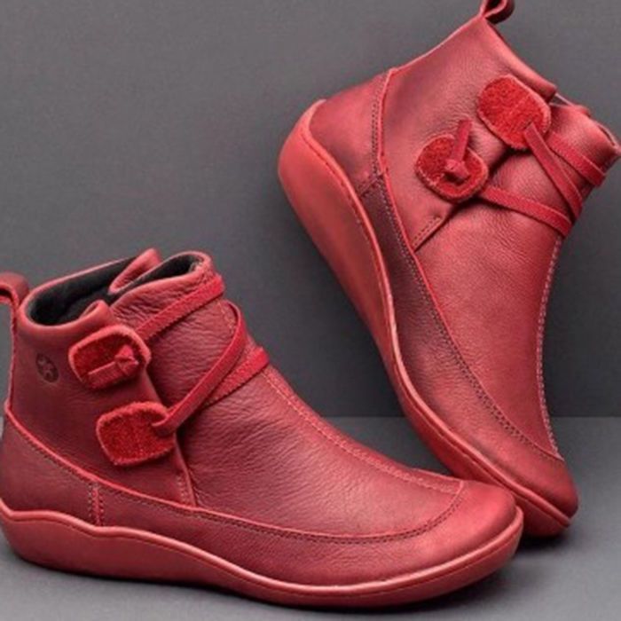Women Vintage Round Toe PU Lea - огляд і ціна Women'S Fashion Riding Boots