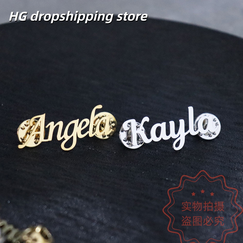 Custom Nameplate Brooch Person - огляд і ціна Women Fashion Fun
