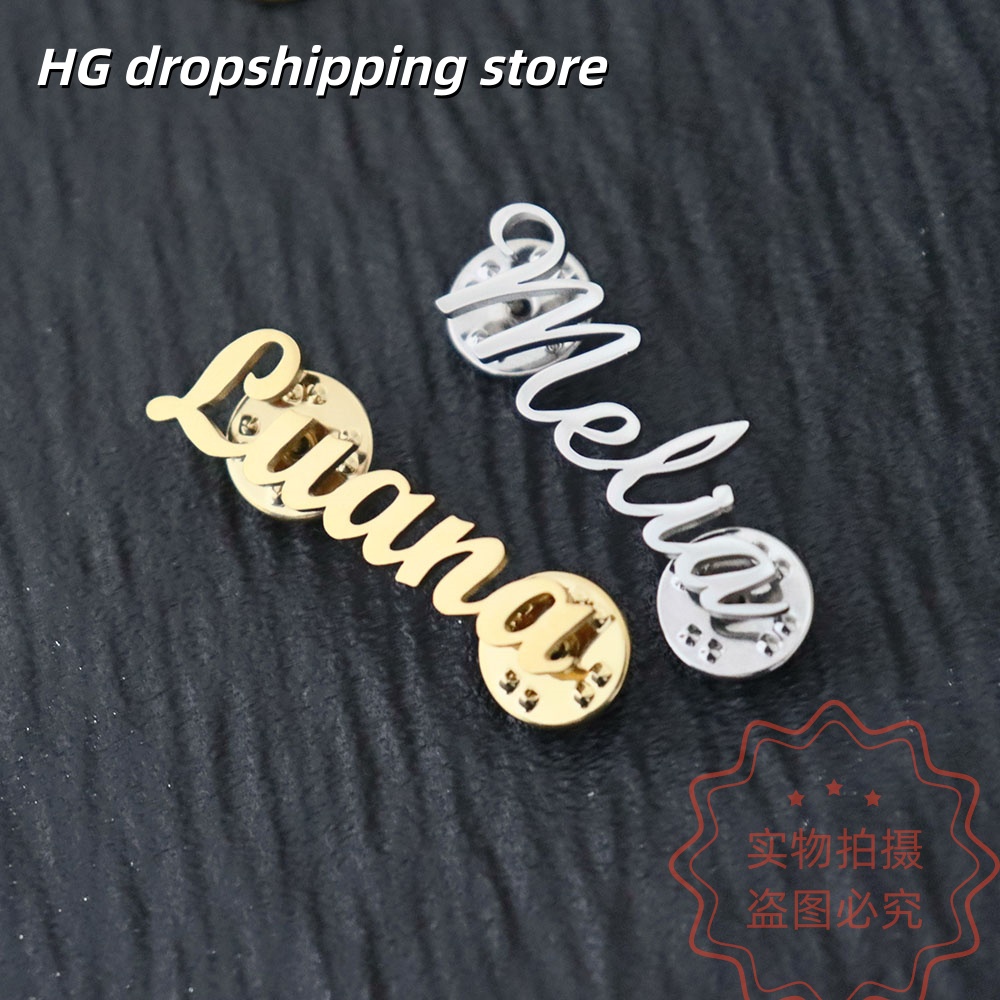 Custom Nameplate Brooch Person - огляд і ціна Women Fashion Fun
