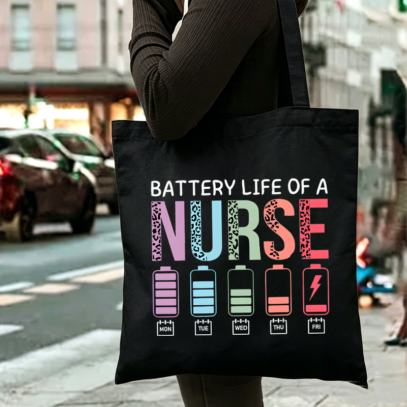Battery Life of A Nurse Print  - огляд і ціна Women Fashion Fun