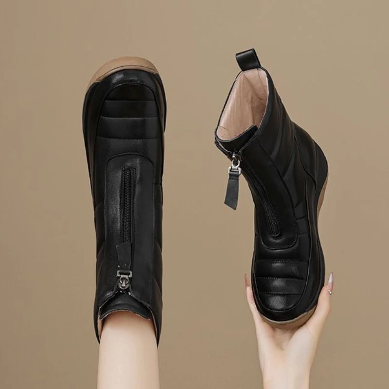 Booties Round Toe Waterproof W - огляд і ціна Sale Fashion Women