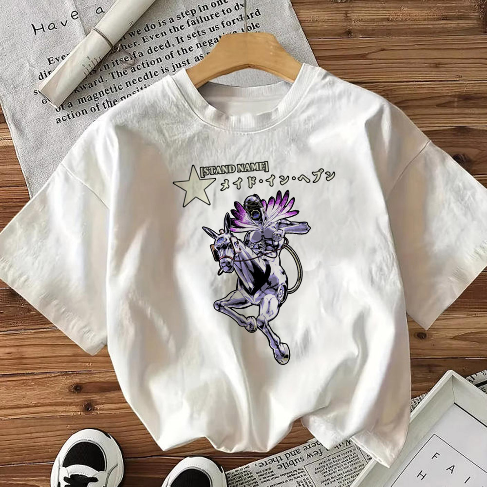 Jojo’s Bizarre Adventure top t - огляд і ціна Women'S Fashion In The 80S