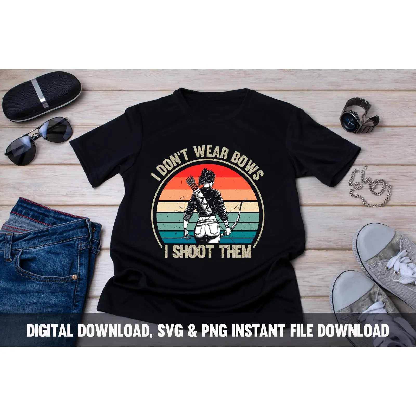 Archery Woman SVG PNG Hunting  - огляд і ціна Women Fashion Png