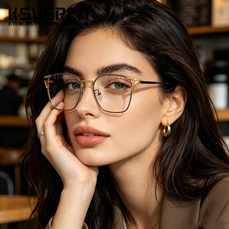 Designer Cat Ear Square Clear  - огляд і ціна Women'S Fashion Glasses With Clear Lenses