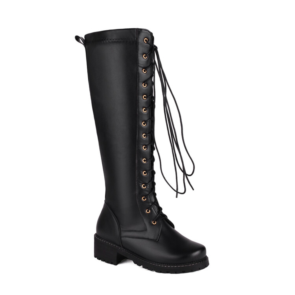 Size 33-50 Women Leather Knee  - огляд і ціна Women'S Fashion Riding Boots