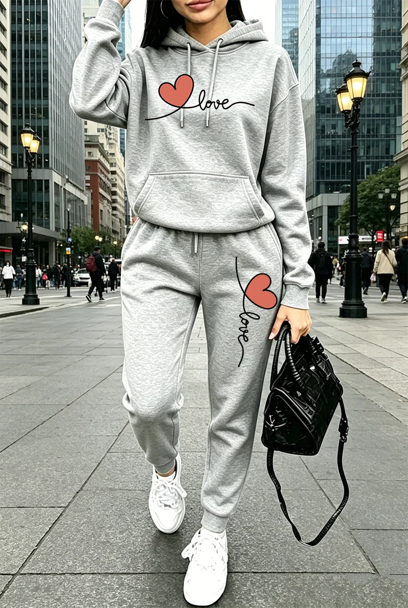 Womens Tracksuit Print Casual  - огляд і ціна Women'S Fashion Sweatshirts