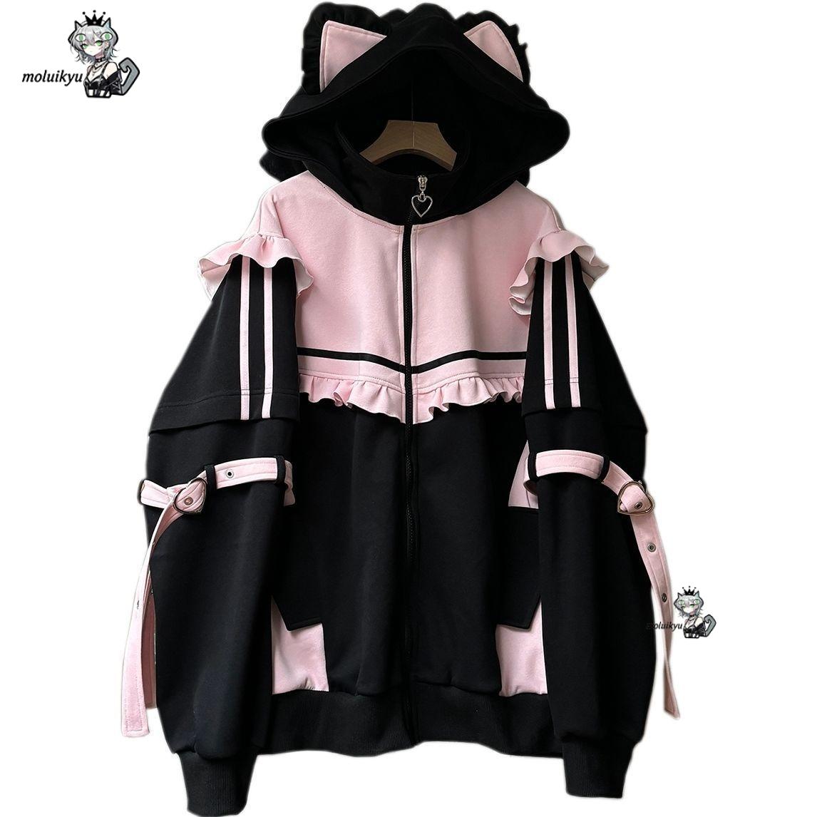 Y2K Kawaii Cat Ear Hoodie Wome - огляд і ціна Women'S Fashion Sweatshirts