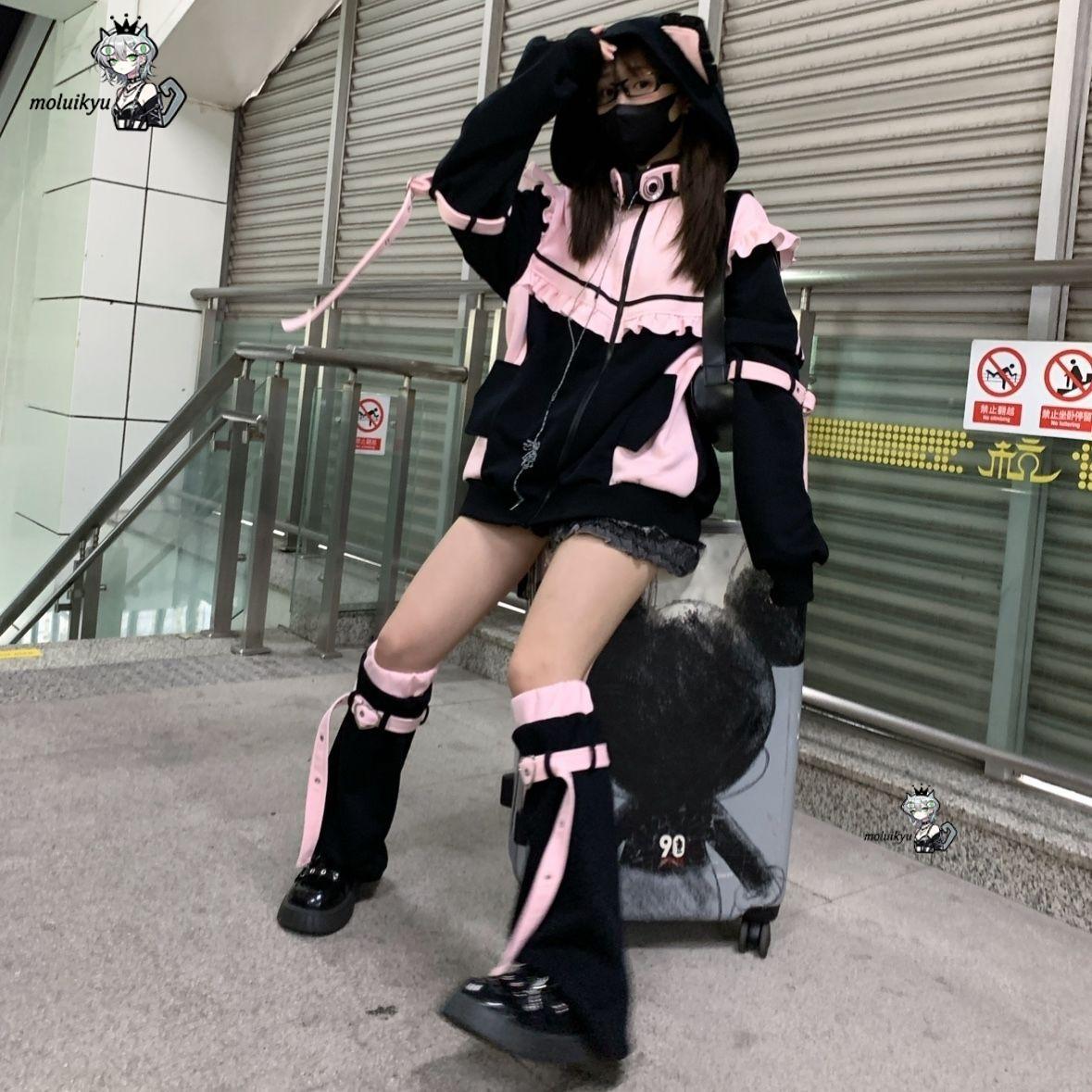 Y2K Kawaii Cat Ear Hoodie Wome - огляд і ціна Women'S Fashion Sweatshirts