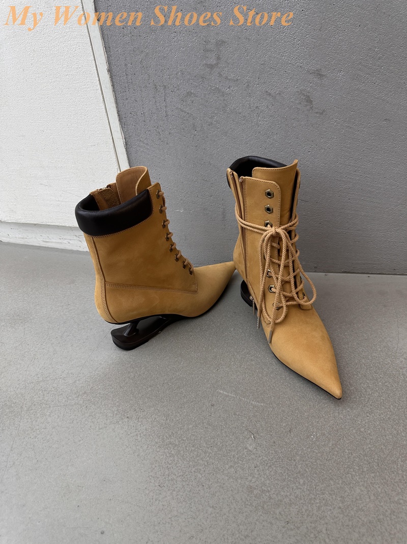 Pointy Toe Strange Style Heel  - огляд і ціна Sale Fashion Women