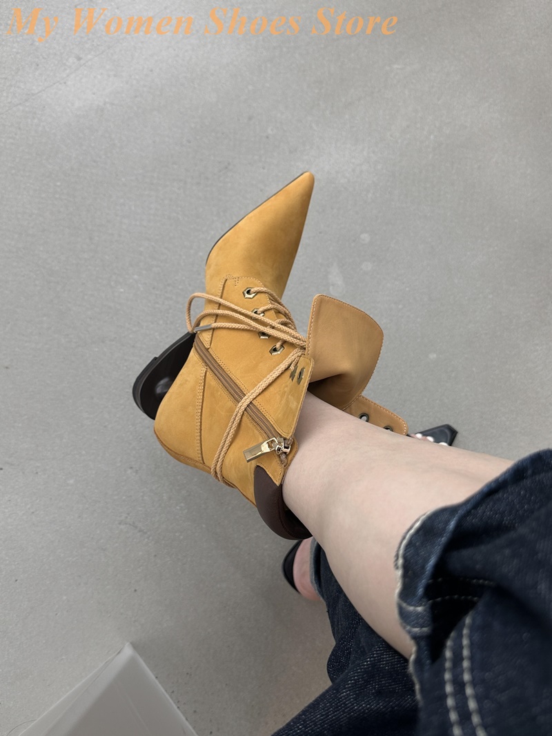 Pointy Toe Strange Style Heel  - огляд і ціна Sale Fashion Women